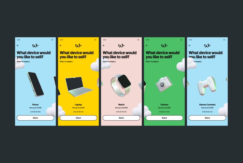Good Habit Studio spins a new identity for second-hand tech marketplace Whirl