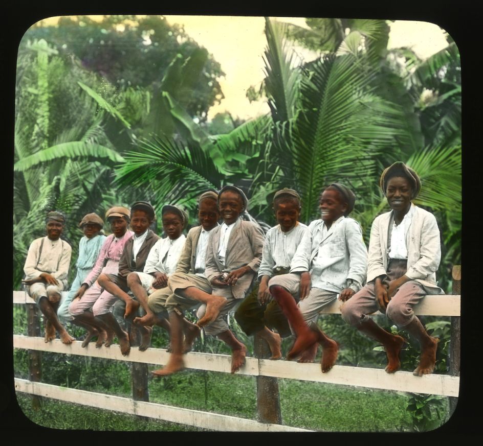Jamaica Boys. Brown & Dawson, c. 1890.  Courtesy Caribbean Photo Archive / Autograph ABP