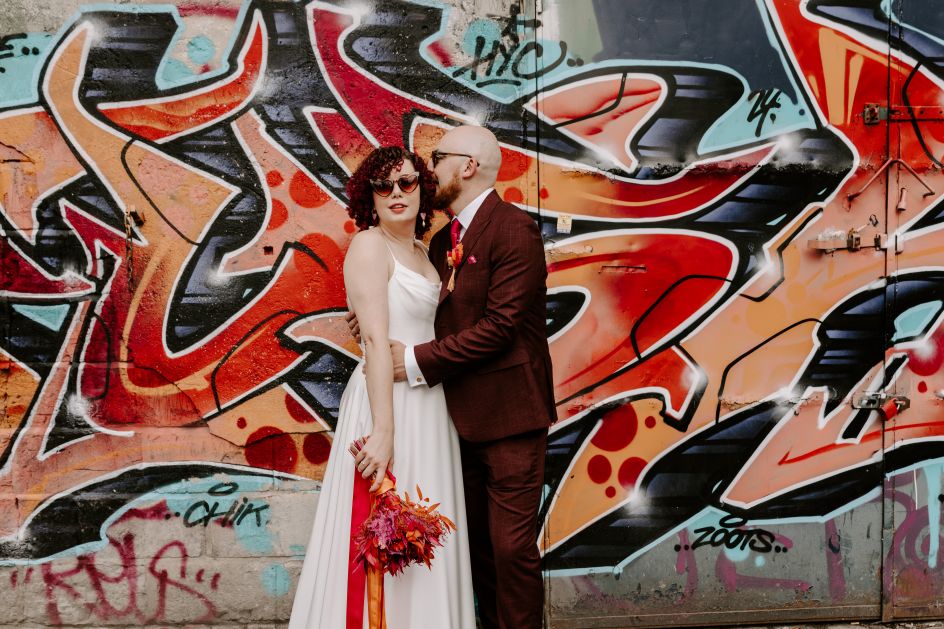 Lottie Petersen. Photography by Nicki Shea at Wedding Banner: The Banner Department