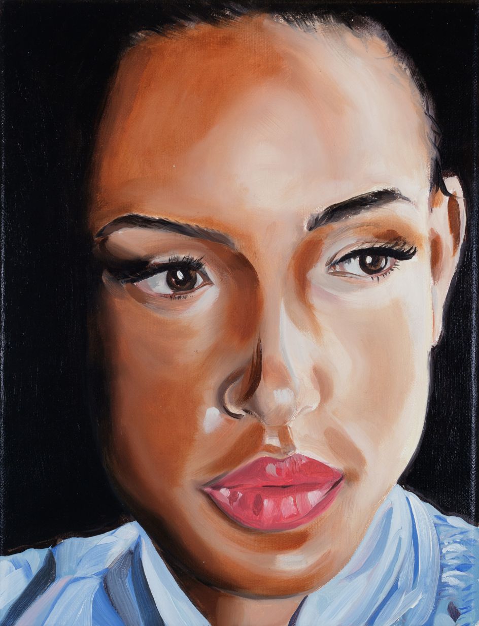 Portrait of Mumbi O’Brian, oil on linen, 2020 © Paul Gervais