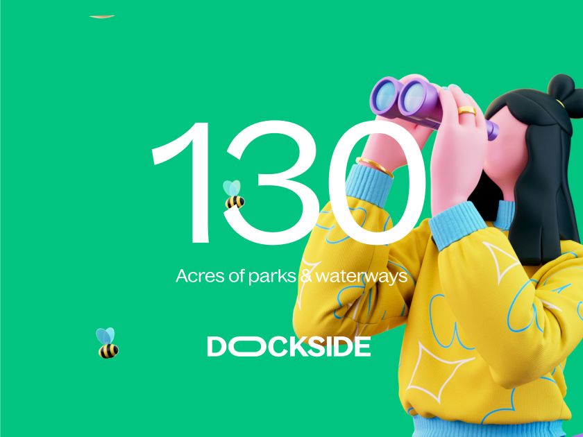 SomeOne designs an identity for Canada Water Dockside that encourages self discovery
