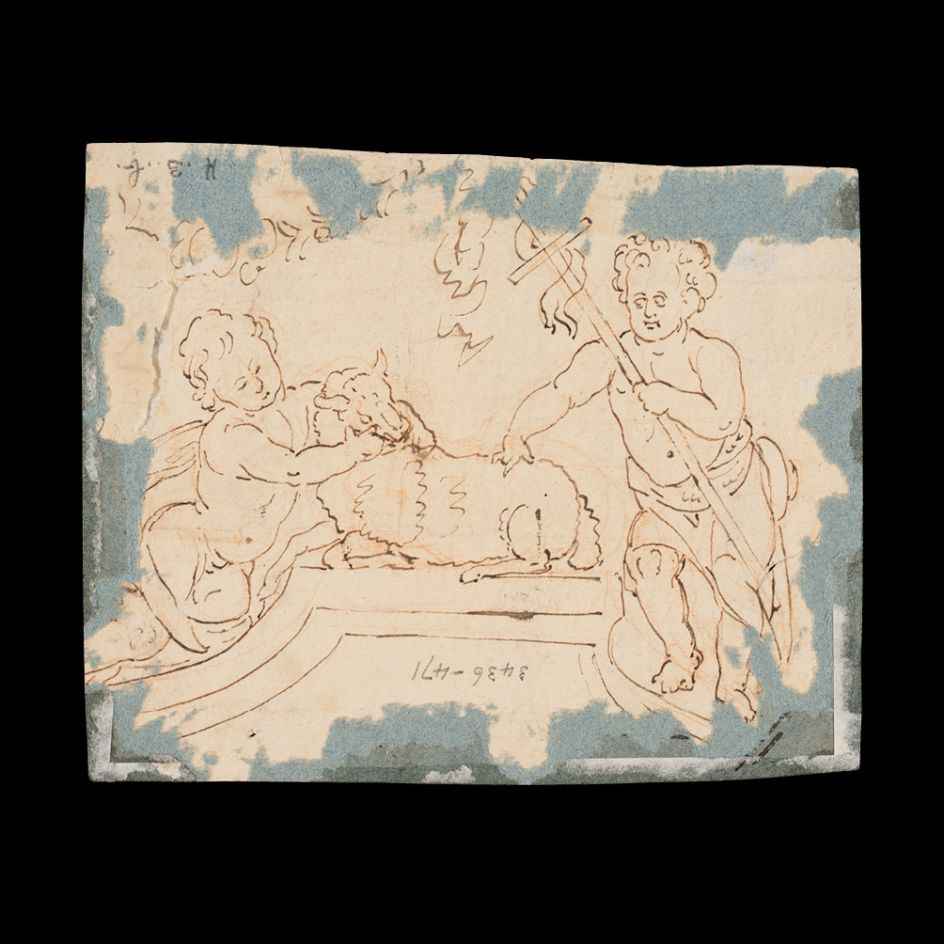 Sketches are usually found on cheaper materials