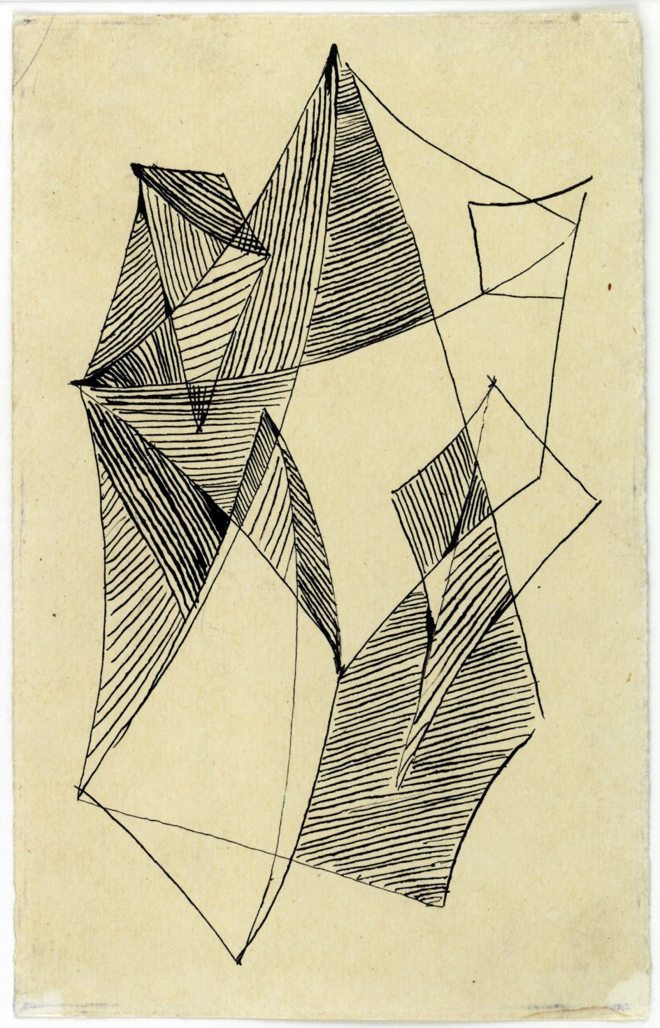 © Liubov Popova – Untitled, 1918. Ink on paper