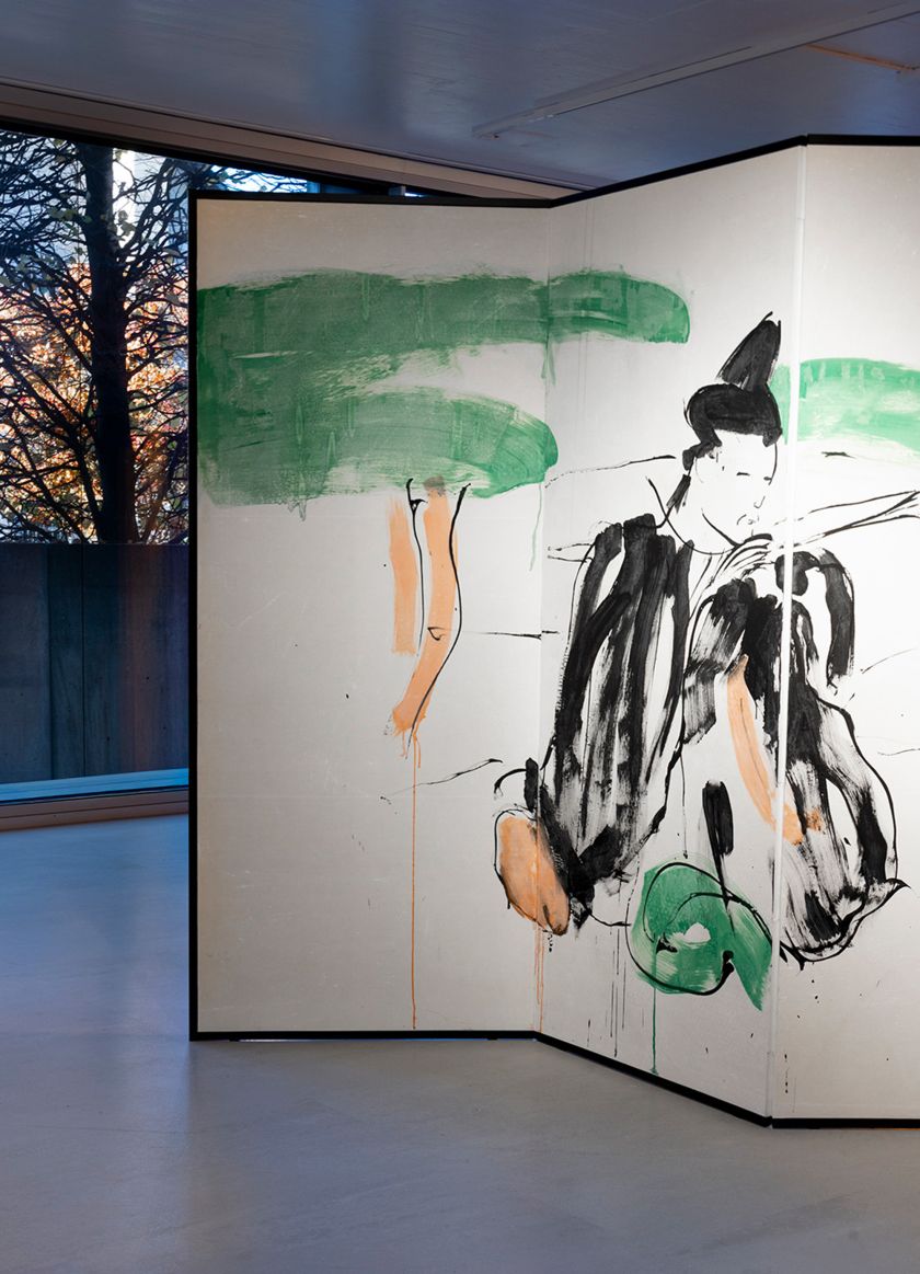 Exhibition view, WHISPERS OF JAPAN – Luciano Castelli, Kulturstiftung Basel H. Geiger, 2025 Photo: Kulturstiftung Basel H. Geiger | KBH.G