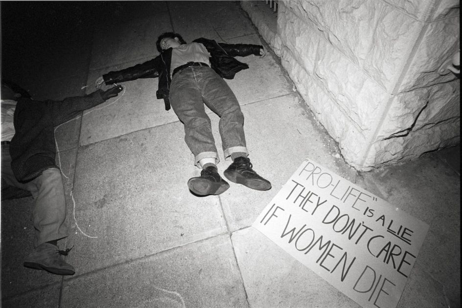 Phyllis Christopher, untitled Image from Women's Actup Contingent Protest at First Baptist Church, San Francisco, 1990