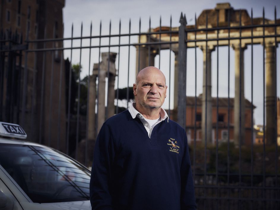 “No one owns me - I’ve been my own boss doing this for 34 years, free and independent. Uber don’t have the right to work here - if I went to Florence with my licence as a driver from Rome, the taxi drivers in Florence are going to be really pissed at me! I would be stealing their jobs from under their noses. As a taxi driver from Rome I work here and pay my taxes here in Italy, Uber doesn’t pay its taxes here and they don’t even need a licence! We’ve fought them in court because they don’t play by the rules but it’s not progressing anywhere, it’s completely unfair way of competing. We’re not giving up though…” - Aldo, Rome. The Uber Impact © Matthew Joseph