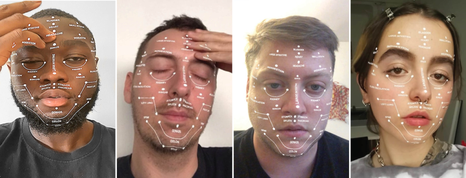 Pressure Points – AR face filter with self-help body healing points
