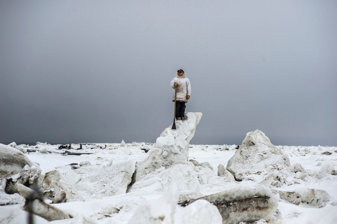 Whale hunter, Point Hope, Alaska, May 2018 ©Kadir van Lohuizen-NOOR for Fondation Carmignac