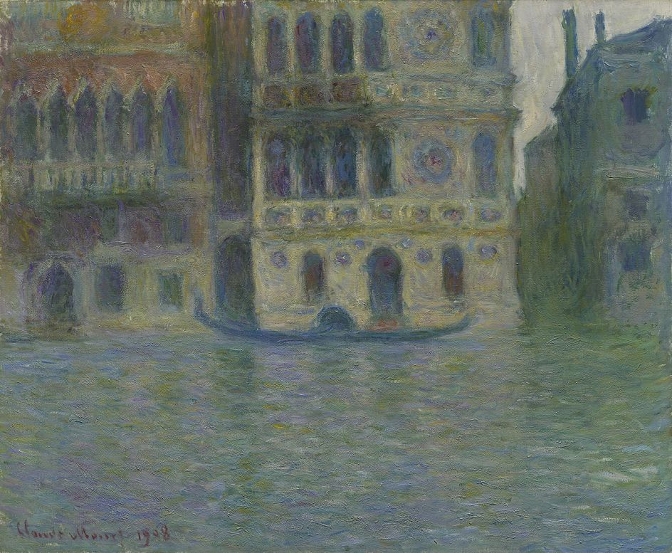 Claude Monet The Palazzo Dario, Venice (Venise, Le Palais Dario), 1908 Oil on canvas 66 × 81 cm The Art Institute of Chicago Mr. and Mrs. Lewis Larned Coburn Memorial Collection 1933.446 © The Art Institute of Chicago / Bridgeman Images