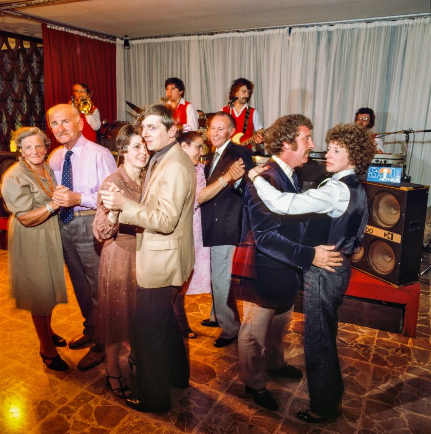 Nostalgic photographs of British tourists during the golden era of package holidays