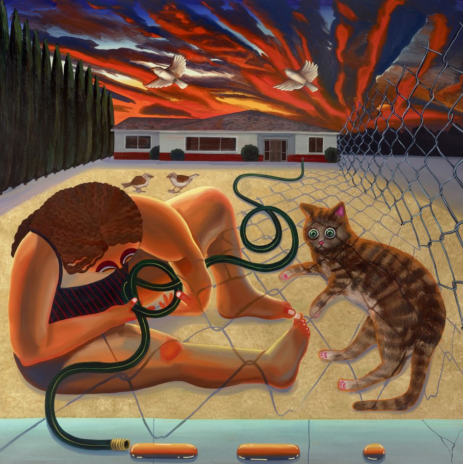 House Outside of Town, 2022. Image courtesy the artist, Library Street Collective, Detroit; and albertz benda, New York and Los Angeles. Photo by Thomas Dubrock