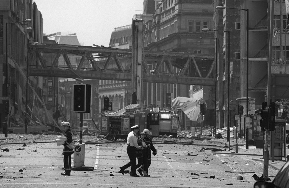 Manchester IRA Bombing 1996 © Howard Barlow