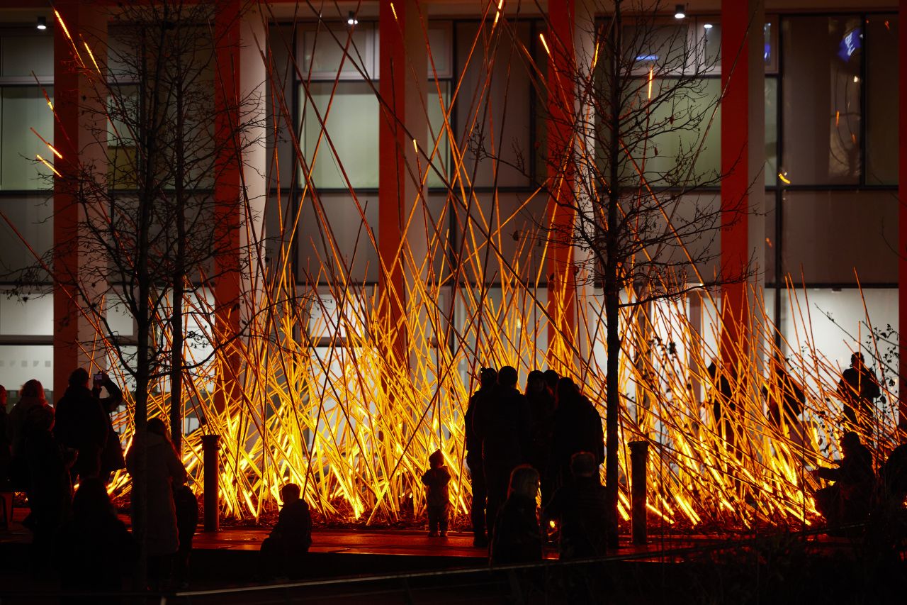 Sign, Vendel & de Wolf. Lumiere Durham 2025, produced by Artichoke. Photography © 2025, Matthew Andrews.