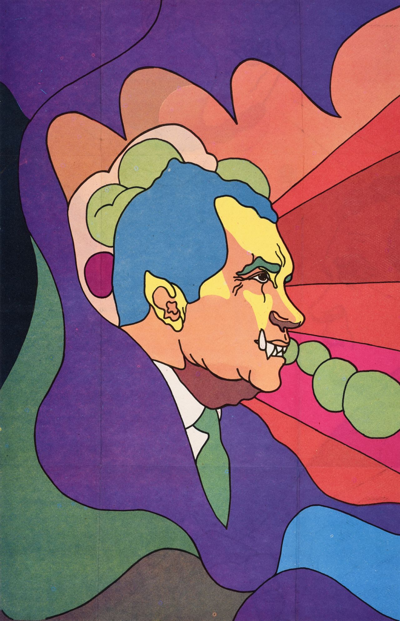 Alfredo Rostgaard,  1969, OSPAAAL, The Mike Stanfield Collection. All images courtesy of the House of Illustration. Via Creative Boom submission.