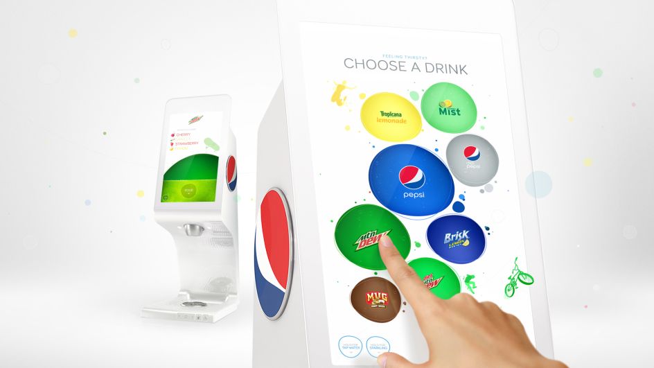 Pepsi Spire digital soda fountain