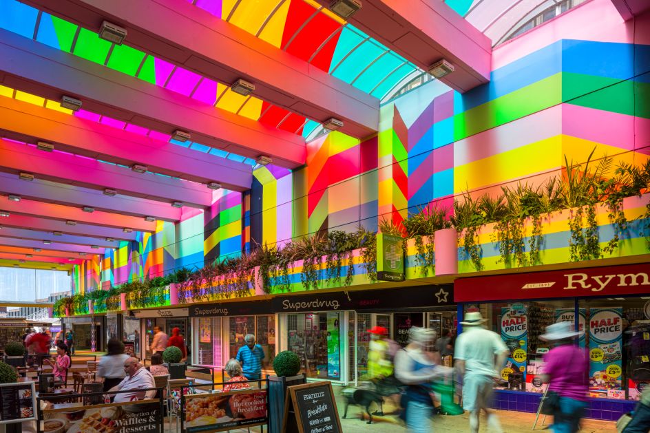 Endless Ribbon Connecting Us © Morag Myerscough. Photography by Gareth Gardner