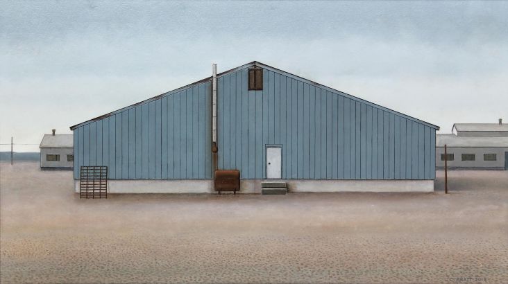 A Building at Buchans (Copper, Zinc, Lead; Silver and Gold), 2015 | Christopher Pratt