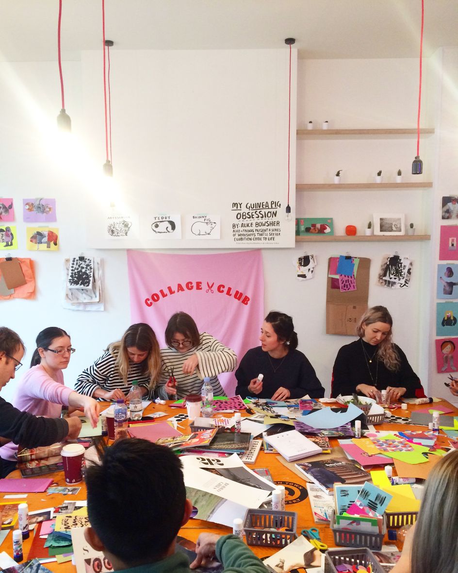 Alice Bowsher at Collage Club