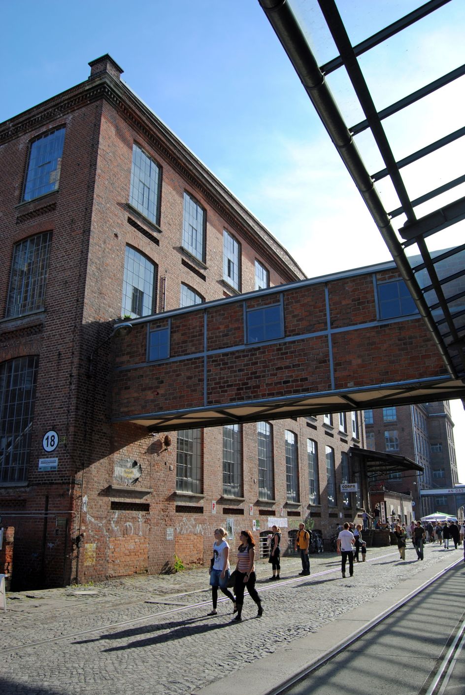 The Baumwollspinnerei is a mini-city for creatives. Photo: Andreas Schmidt