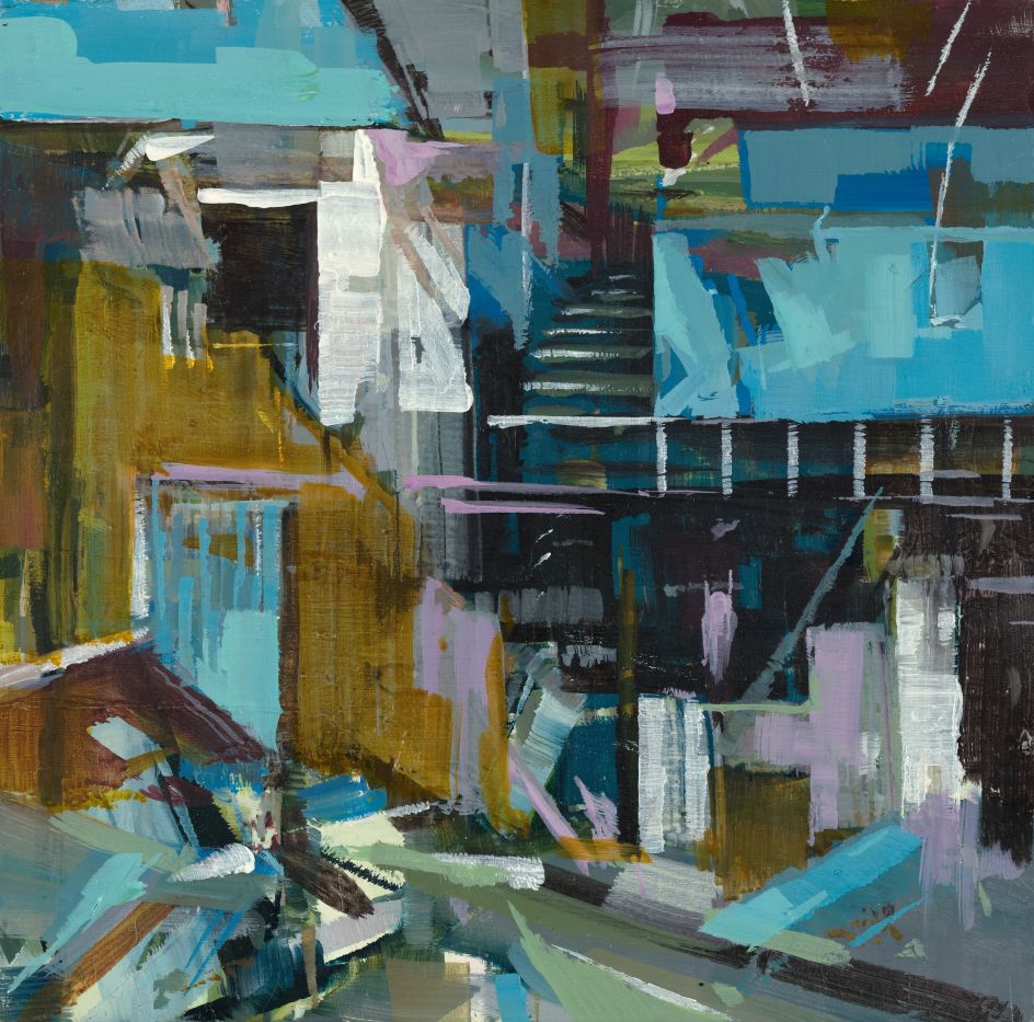 Toosey Blue, 20x20cm. © Katharine Le Hardy