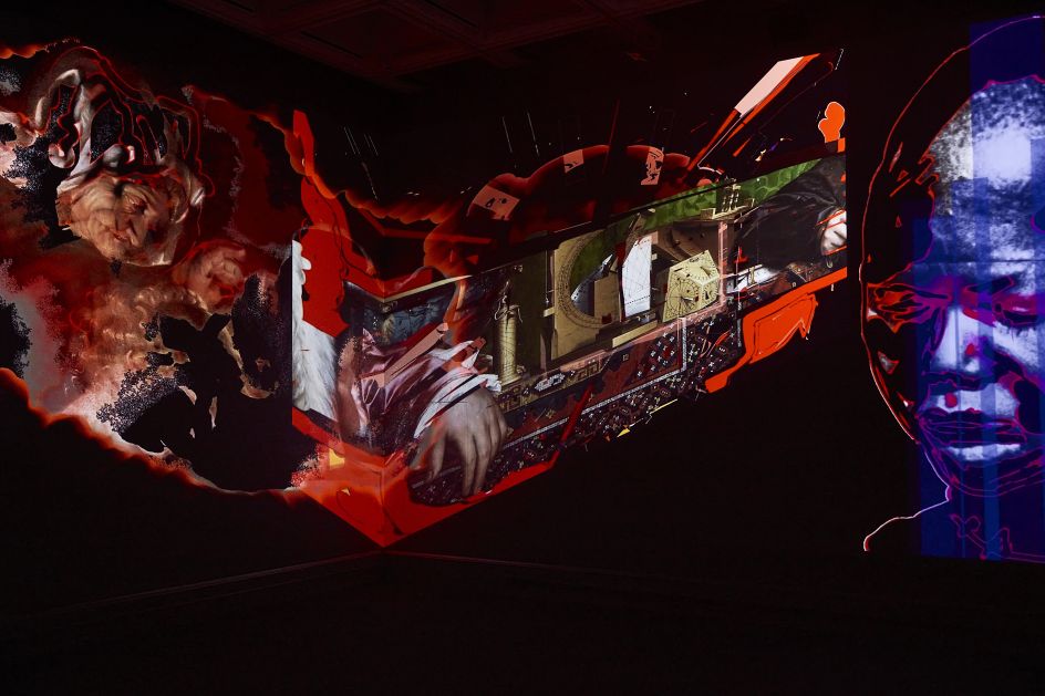 Nalini Malani My Reality is Different, 2022 (detail); Animation chamber, 9-channel installation, sound: 25.15 mins © Nalini Malani; Photo: Luke Walker