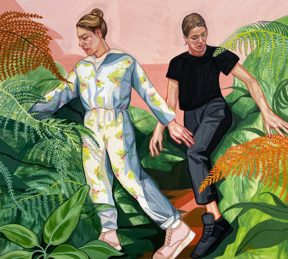 Untitled, 160 x 180cm, oil on canvas © Ania Hobson