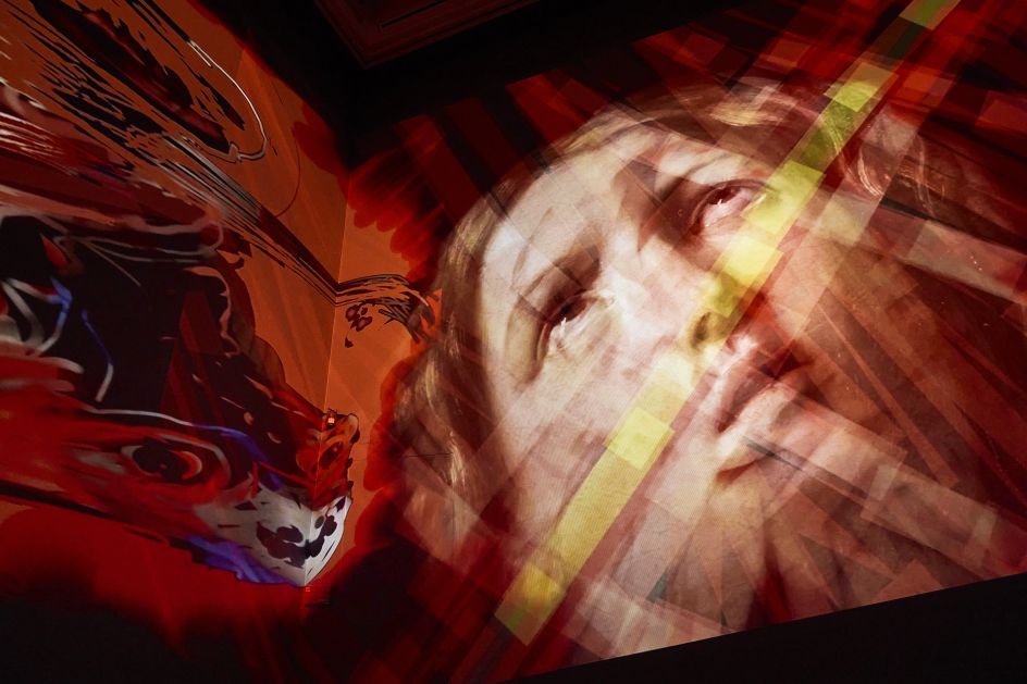 Nalini Malani My Reality is Different, 2022 (detail); Animation chamber, 9-channel installation, sound: 25.15 mins © Nalini Malani; Photo: Luke Walker