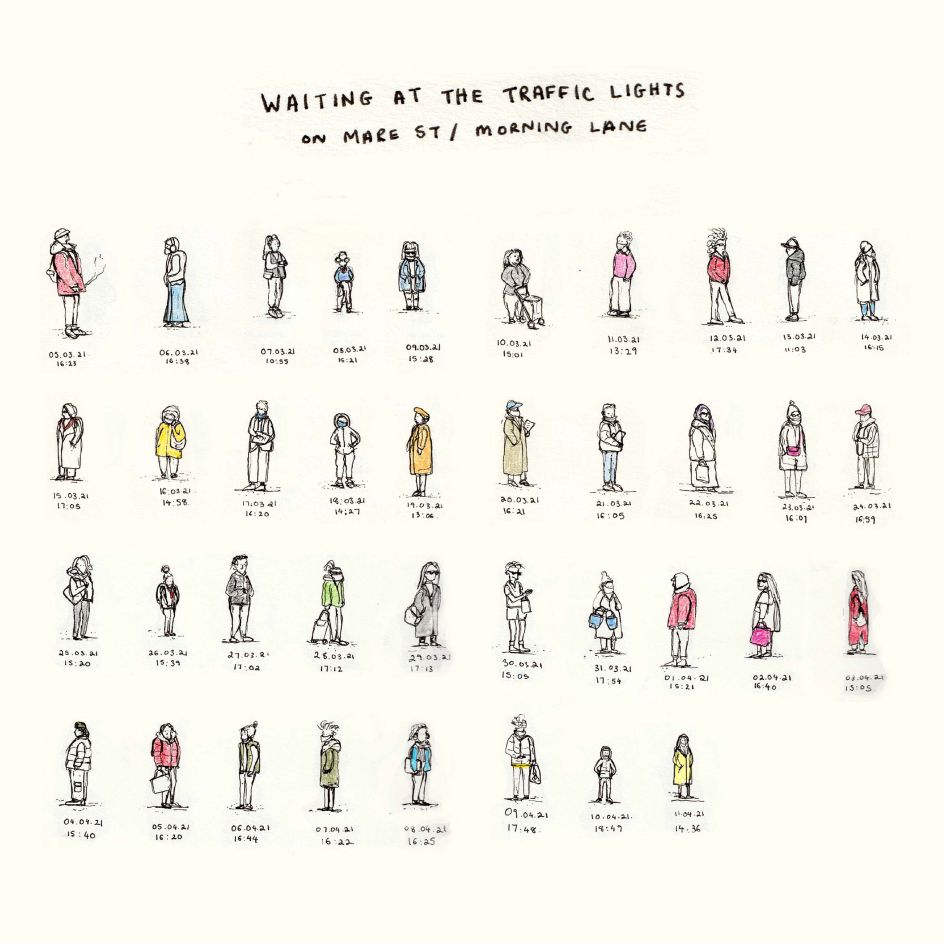 Waiting at the Traffic Lights – Credit: Becky Moriarty, 2021