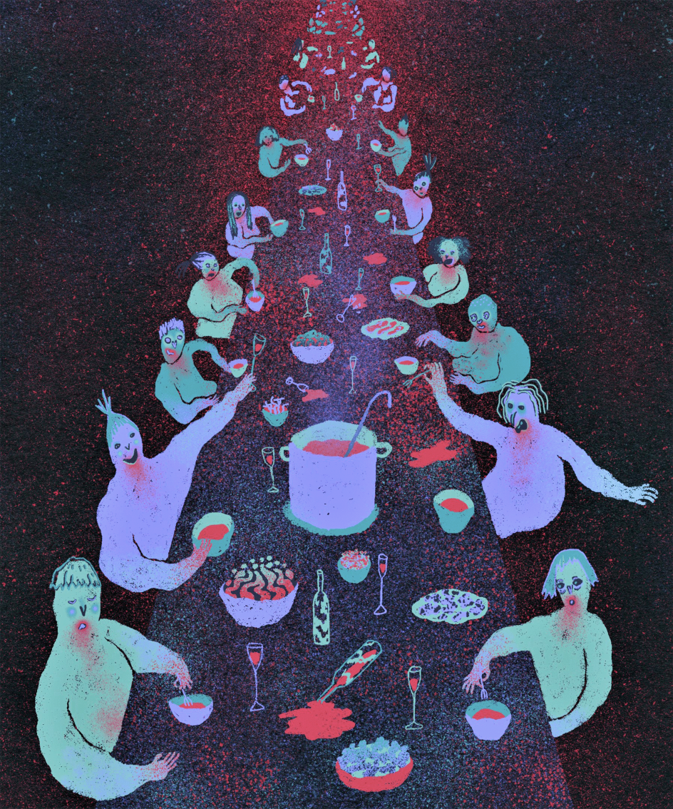 Hanna used surrealist techniques to come up with her story