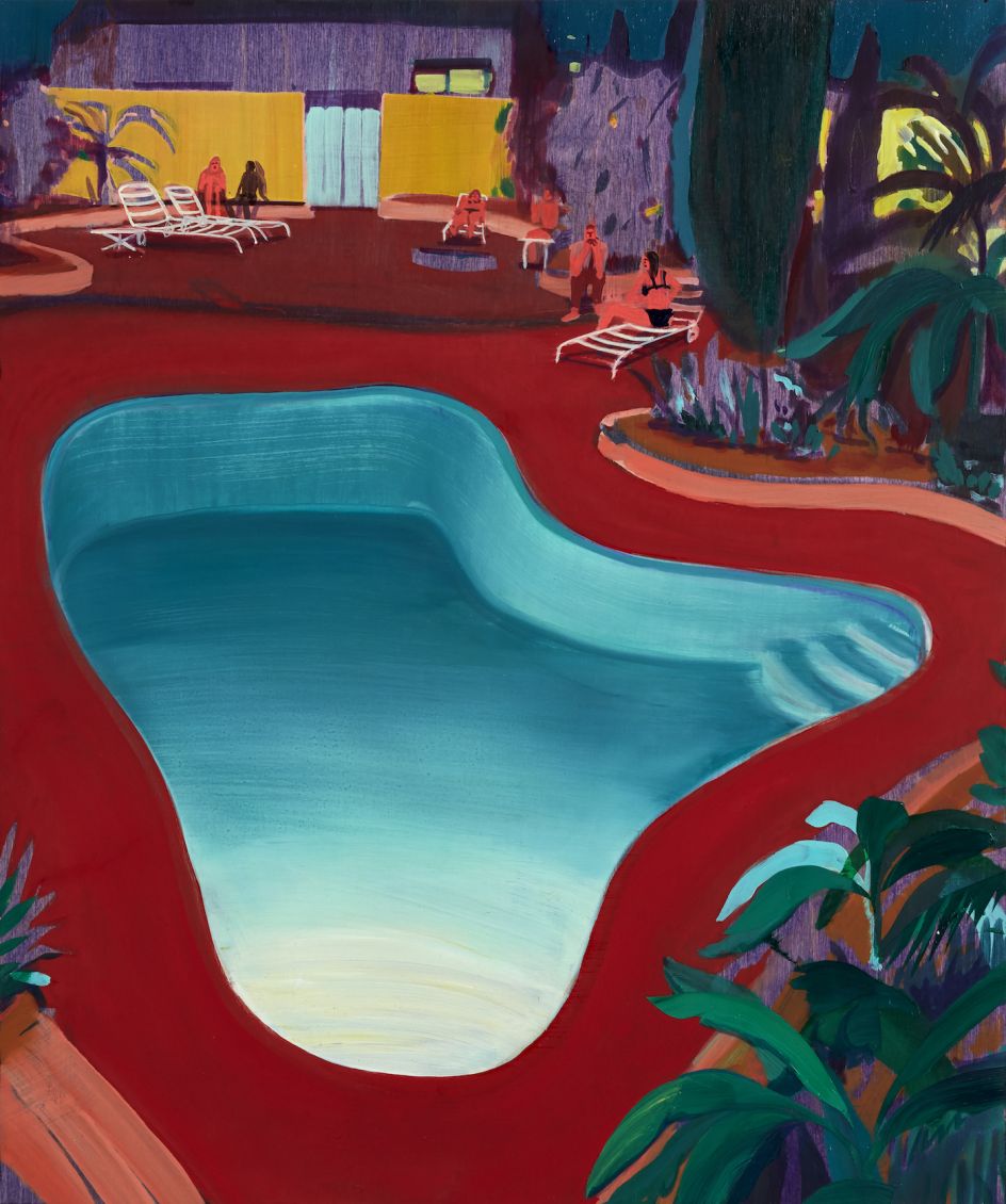 Valley Pool Party, 2016. © Jules de Balincourt (Photographer: Robert Glowacki)