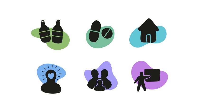 Brand Ethos and Becolourful design identity for new charity Waythrough