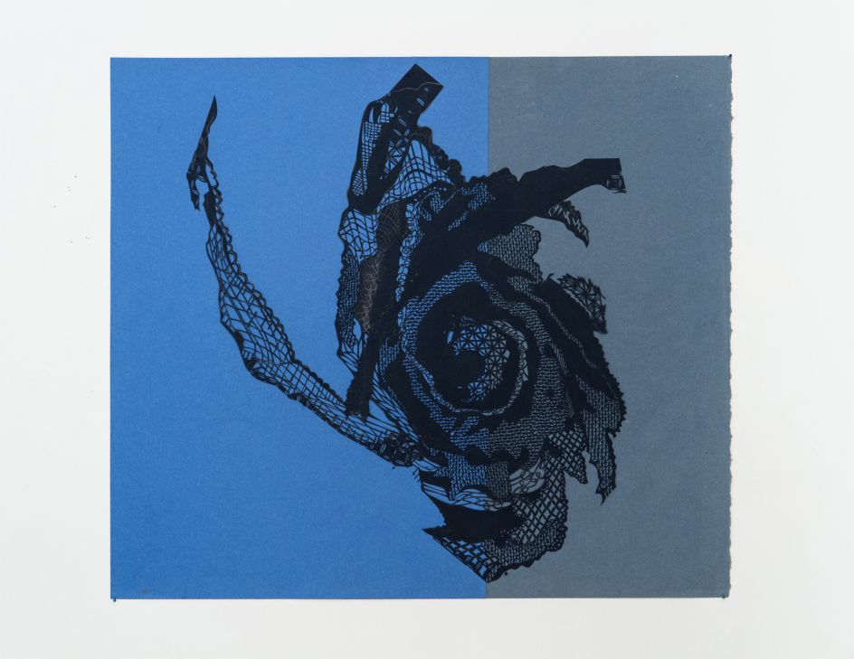 Frances Gallardo (Puerto Rican, b. 1984) Luis , 2012 Cut paper, collage Courtesy of the artist © Frances Gallardo