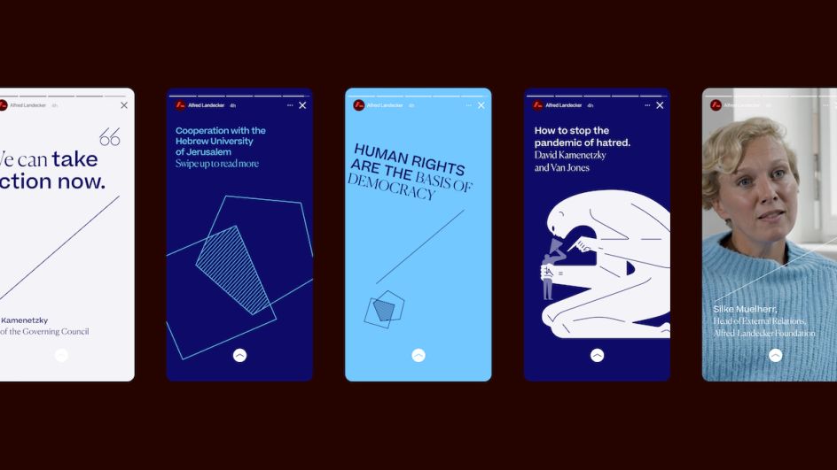 Studio Output, Alfred Landecker Foundation branding