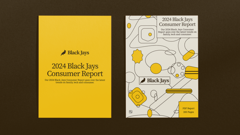 Hex's new identity for Black Jays is inspired by the 'subtle chaos' of family life