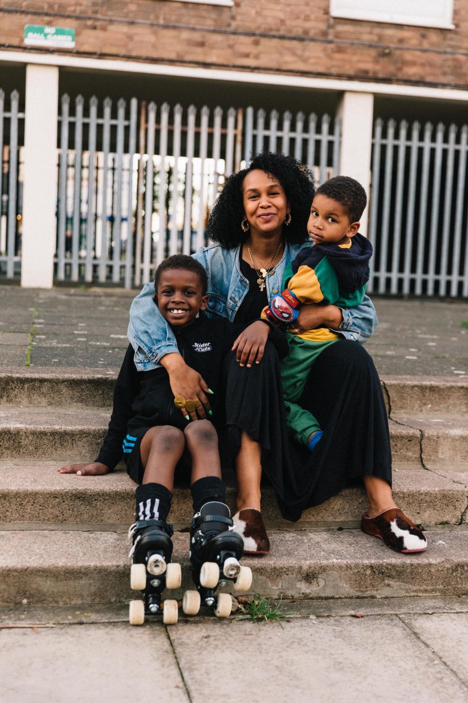 Lakwena with sons Makelo and Aroko