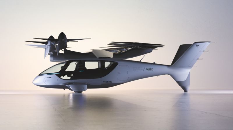 بنتاغرام تعيد تصميم هوية فيرتيكال مع كشف شركة الطائرات الكهربائية العمودية الناشئة عن طائرة «فالُو»