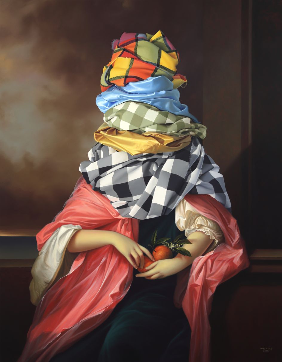 Various Fabrics: Margareta Rees (after van der Werff), 2022 © Shawn Huckins