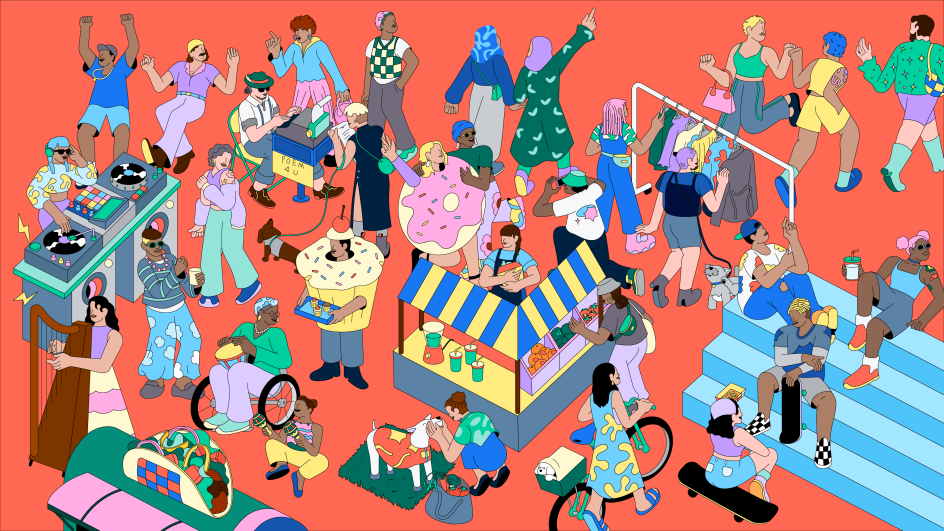 The Welcome - illustration by Jiaqi Wang