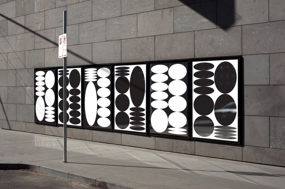 Six sheet poster mockup by Annette Dennis, via House of Mockups