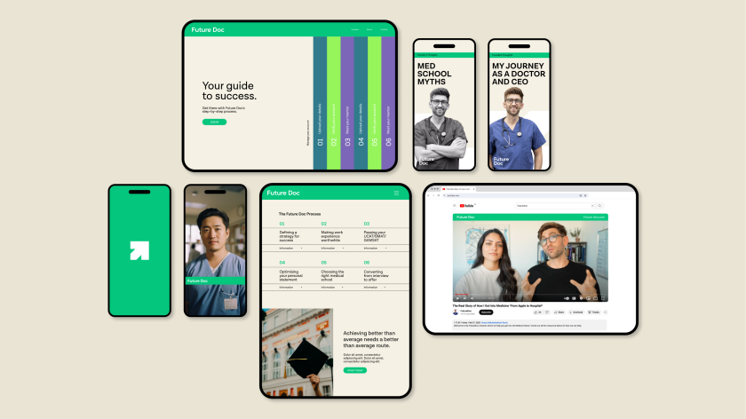 Future Docs' sector-defying identity by Unfound aims to get more students through med school