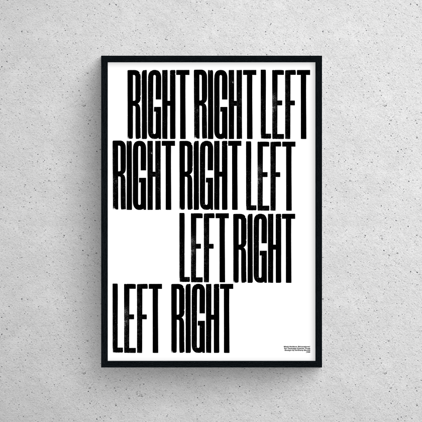Anthony Burrill uses typography to visualise the work of rock's greatest drummers