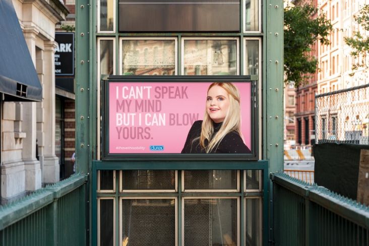 Giulia Teruzzi and Joshua Mancini, 2020 New Blood winners in the Durex brief