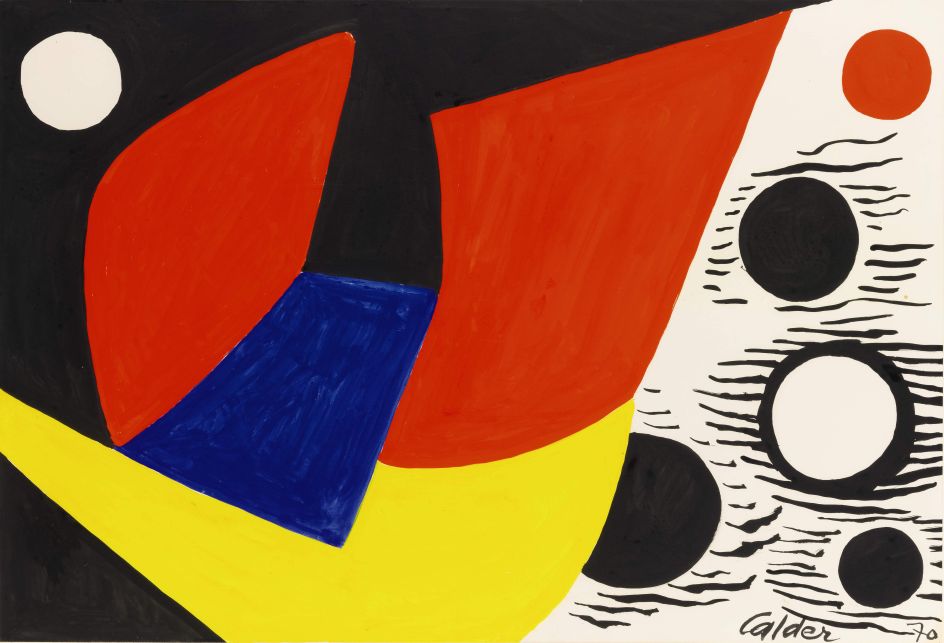 Construction with Orbs, 1970 | Courtesy of Saatchi Gallery © Alexander Calder