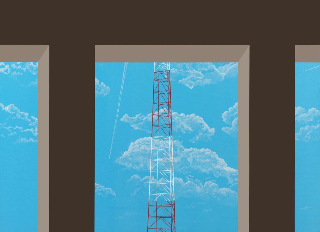 Allan D'Arcangelo, Pi in the Sky , 1981–82