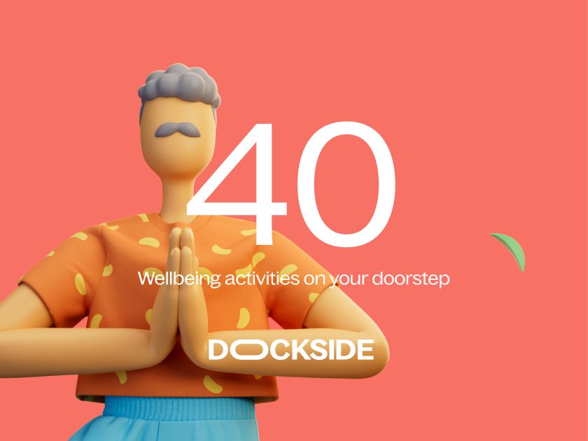 SomeOne designs an identity for Canada Water Dockside that encourages self discovery