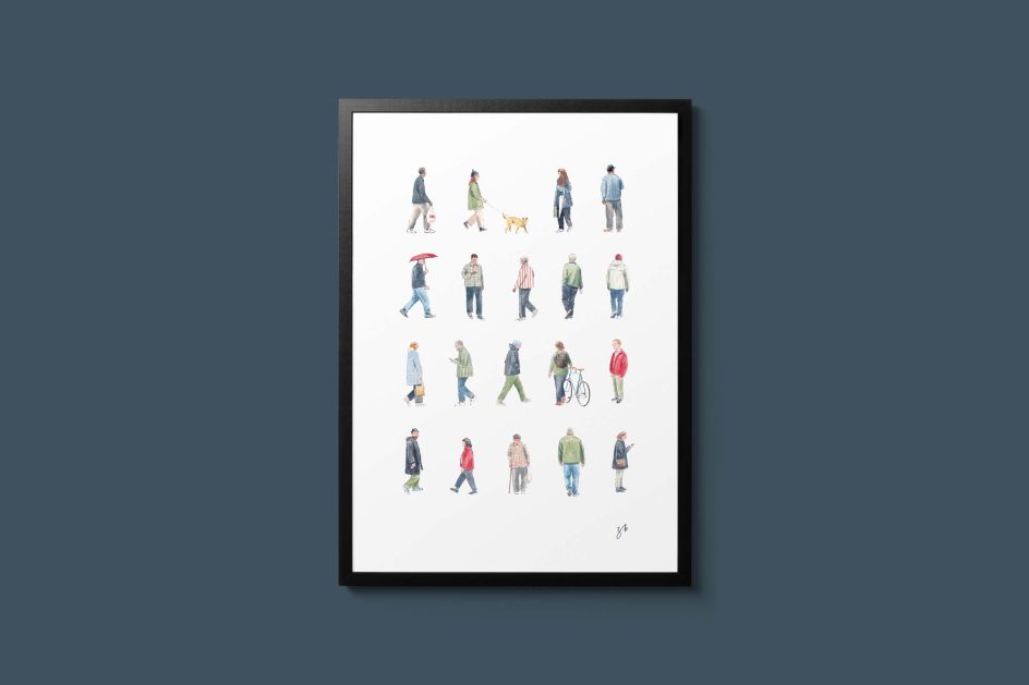 Wanderers by Zoë Barker, available exclusively via the Creative Boom Shop