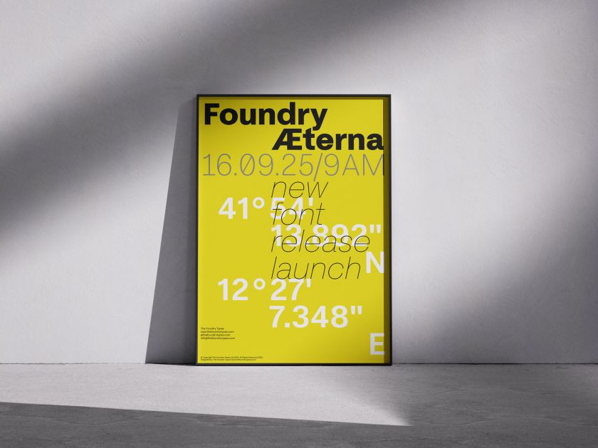 Foundry Æterna by The Foundry Types