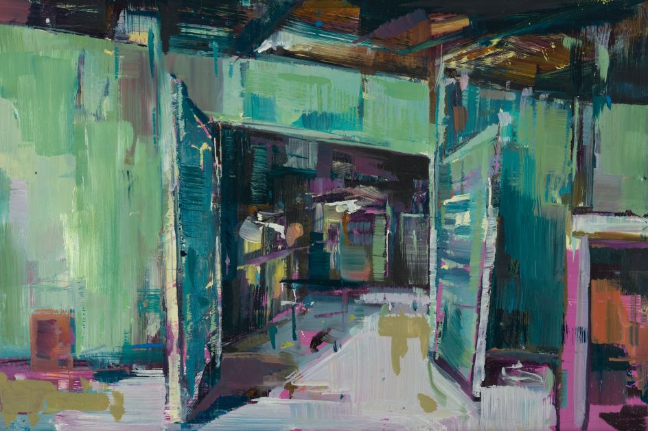 Green Door, 20x30cm. © Katharine Le Hardy