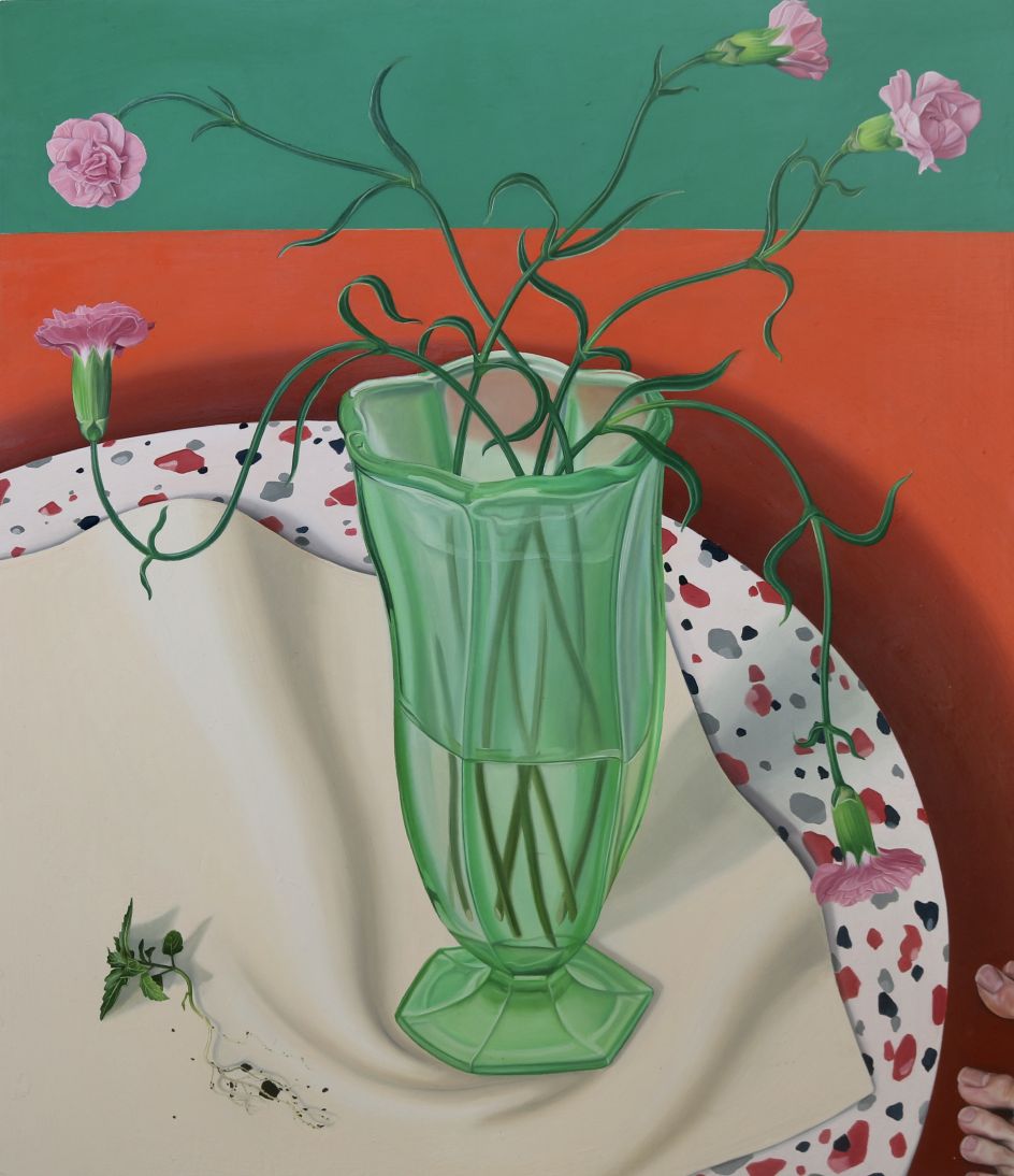 Tristan Pigott 'Passing Shadow' 2020, Oil on board, 25 x 28.5 cm