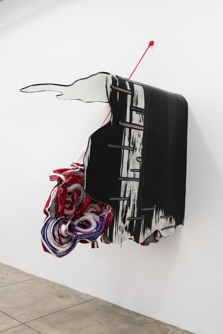 © Alicia Piller, Second nature. Looking for obstacles. Air hangs heavy with promise. (side view 2), 2019, Mixed media